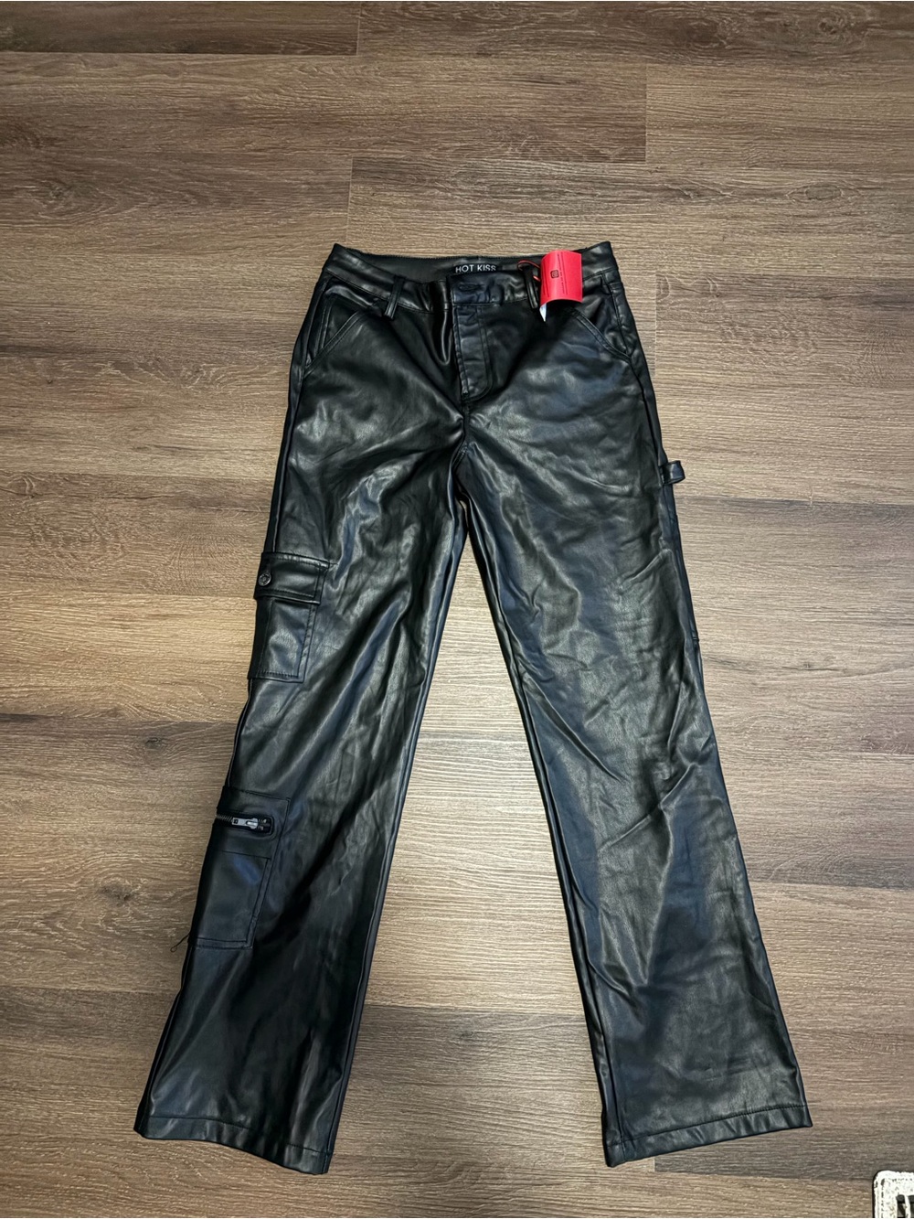 Hot Kiss Black Faux Leather Women’s Pants